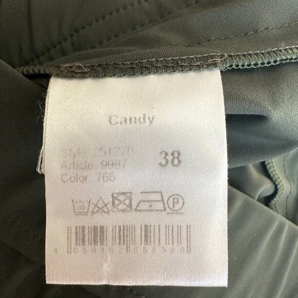 Raffaello Rossi Candy Pant Jogger Travel Pant Size 38 (8) Dark Olive - Picture 5 of 6